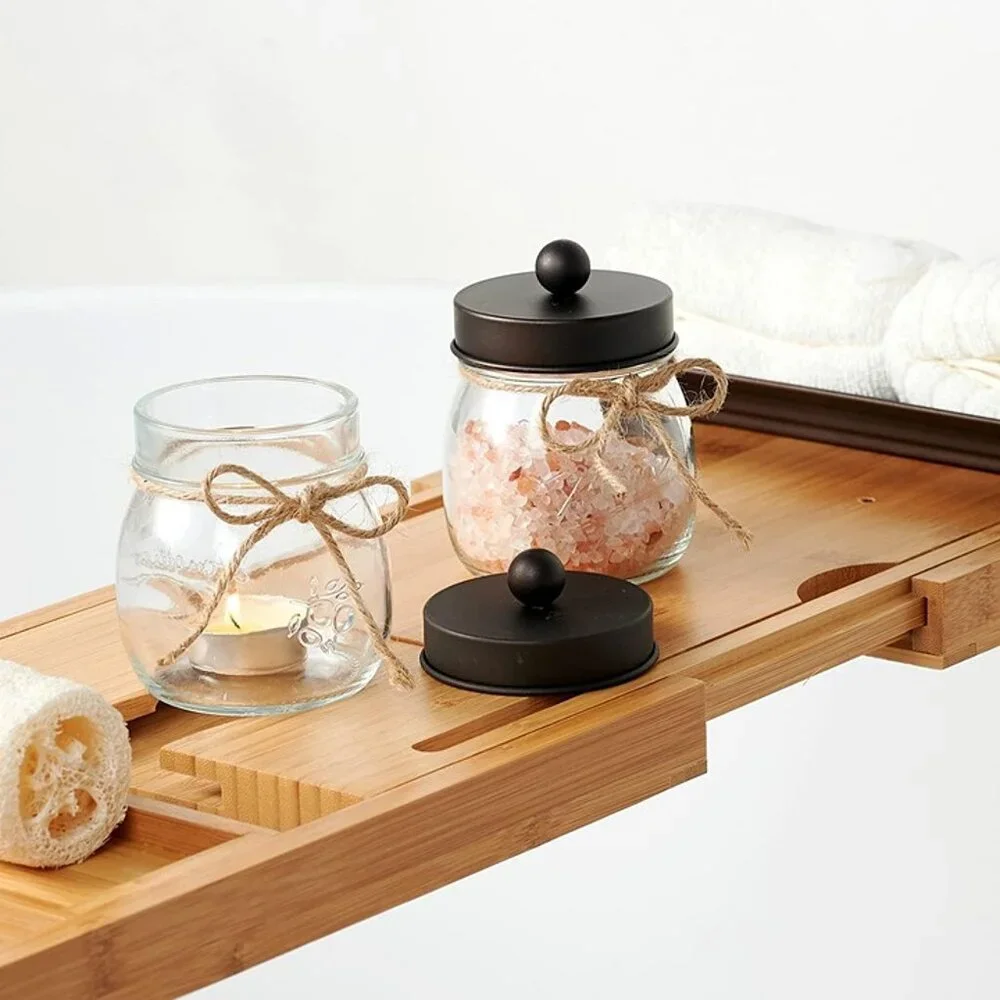 NEW 2Pack Bathroom Organizers and Storage Qtip Holder Bathroom Decorations - Picture 6 of 9